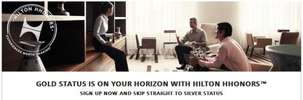 Instant free Hilton and Marriott Rewards Silver Statuses