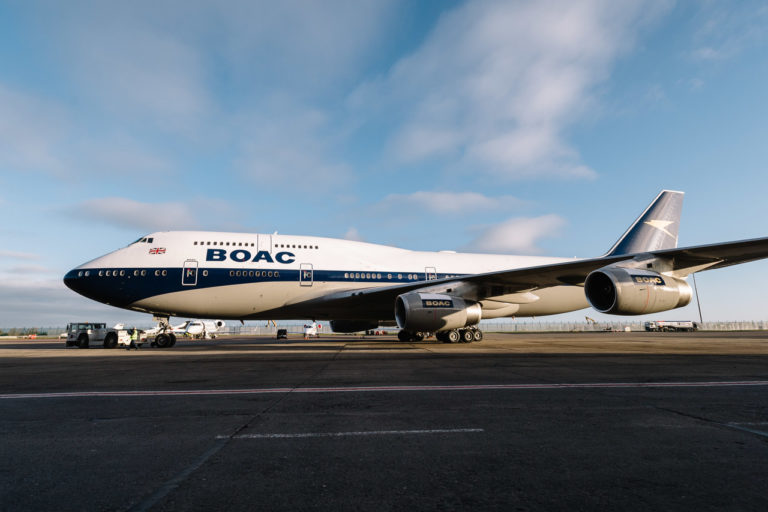 British Airways BOAC centenary livery arrives!