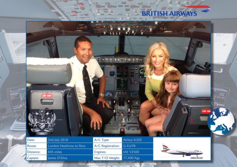 How to get a photo of you and your kids in the British Airways cockpit