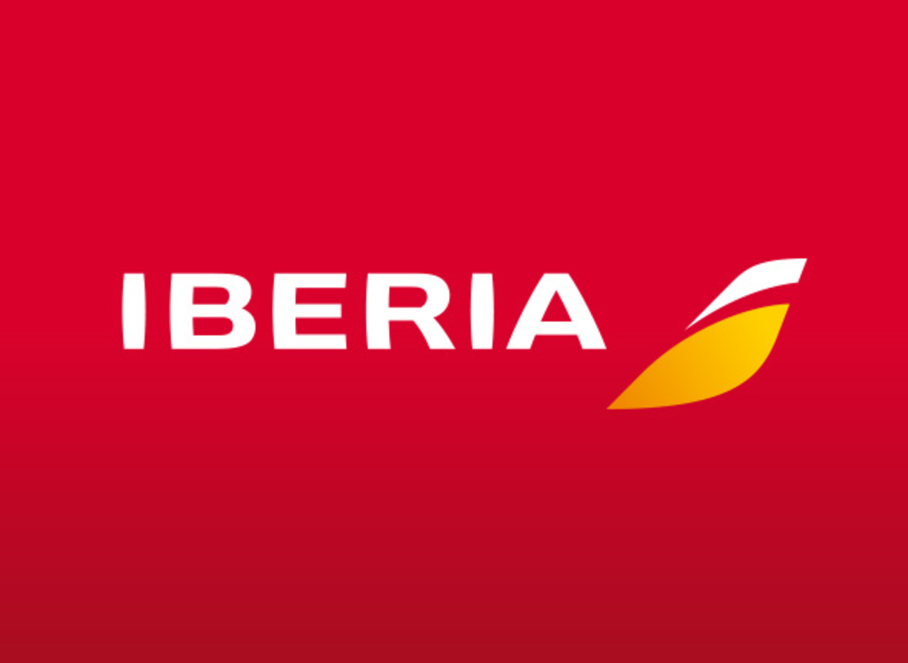 a red background with white text and a yellow logo