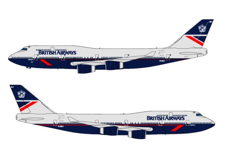 Nostalgia alert: British Airways B747 getting a makeover with Landor livery