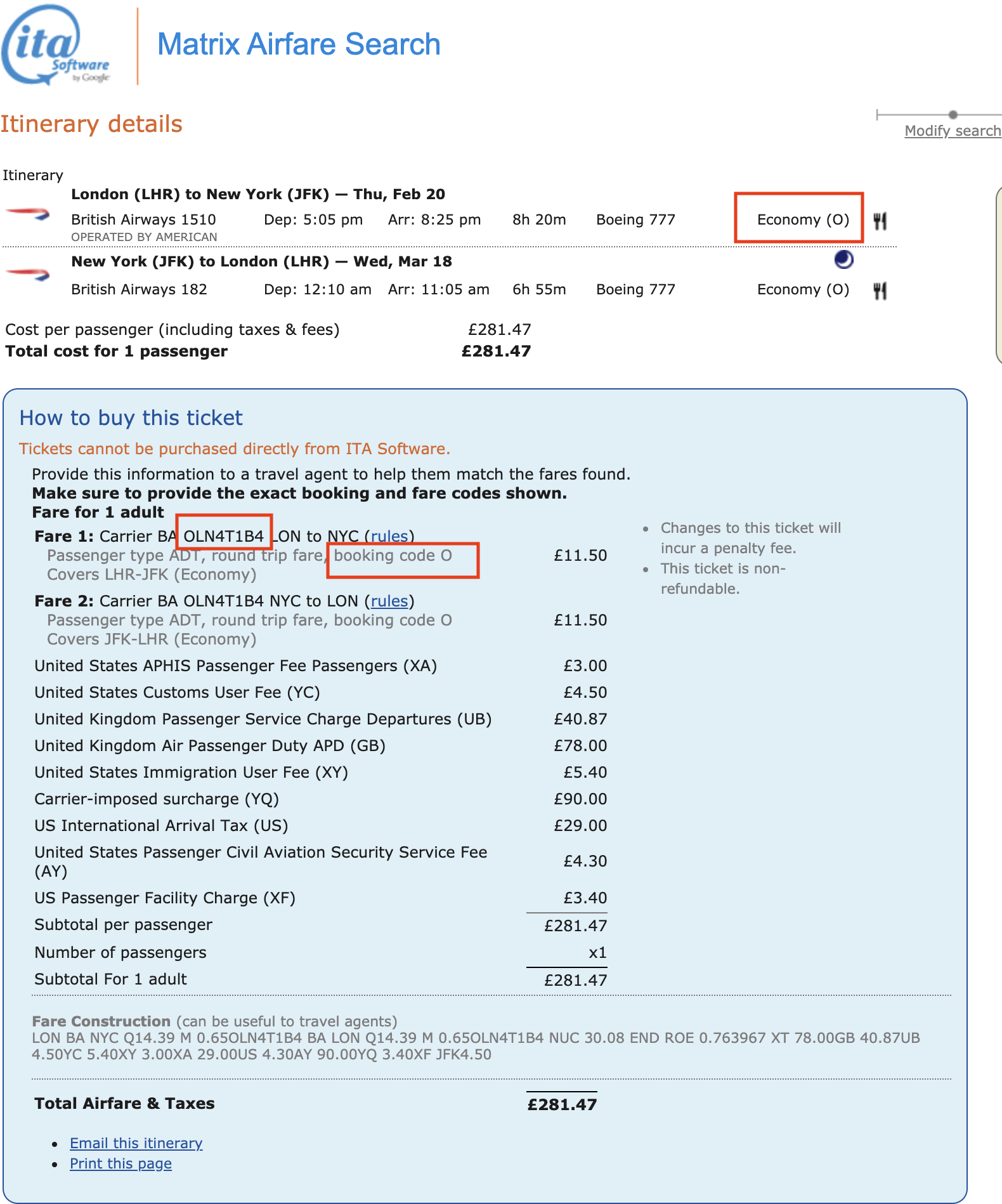 The Complete Guide To British Airways Fare Classes (a.k.a. Fare Buckets ...