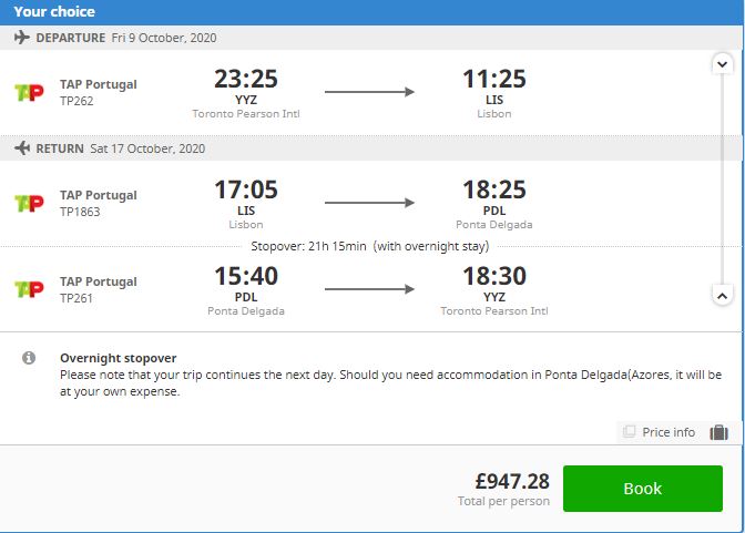 North America to Portugal in Business Class with TAP starting from $1,183/€1,047